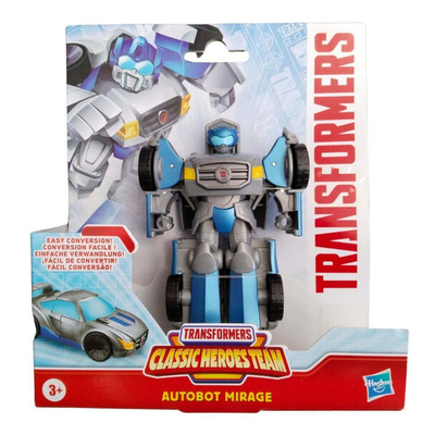 Transformers Classic Heroes Team Autobot Mirage Converting Toy 4.5-Inch Figure