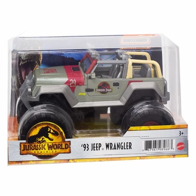 Matchbox Jurassic World '93 Jeep Wrangler 1:24 Scale Diecast Vehicle