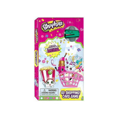 Shopkins Go Shopping Card Game with Shopkins Figure Assorted 