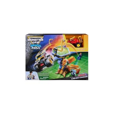 Monster Jam Smash & Bash Playset Classroom Crusher Crash Course