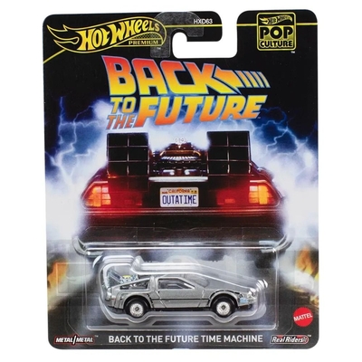 Mattel Hot Wheels Premium Pop Culture Back to the Future Time Machine