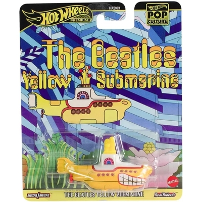 Mattel Hot Wheels Premium Pop Culture The Beatles Yellow Submarine
