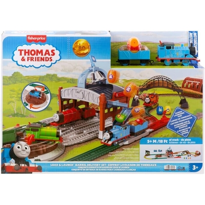 Fisher-Price Thomas & Friends 80th Load & Launch Barrel Delivery Set