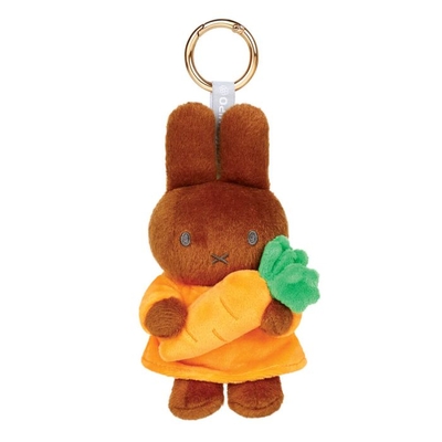 Miffy Melanie With Carrot Keyring Plush 12cm