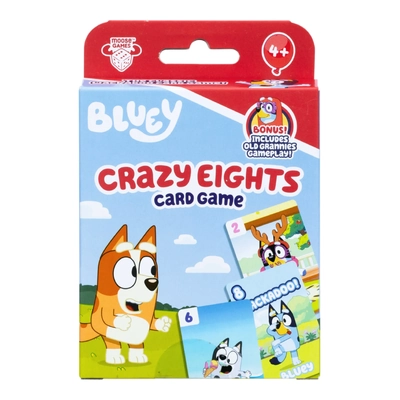 Bluey Crazy 8's Card game