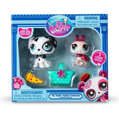 Littlest Pet Shop Pet Pairs with Virtual Code (Series 3)- Picnic Spot