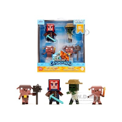 Jada Toys Minecraft - Legends 2.5" Metalfig 4-Pack