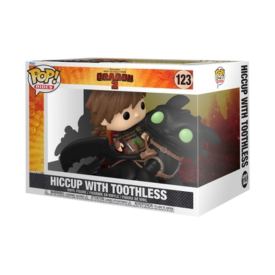 Funko POP Rides How to Train Your Dragon Hiccup with Toothless #123 Vinyl Figure