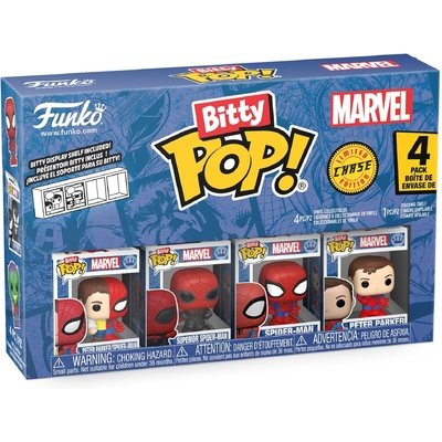 Funko Bitty POP Marvel Spider-Man - Peter Parker Split Bitty Pop! 4-Pack