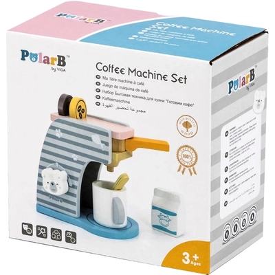 PolarB  Wooden Coffee Machine Set (44018)