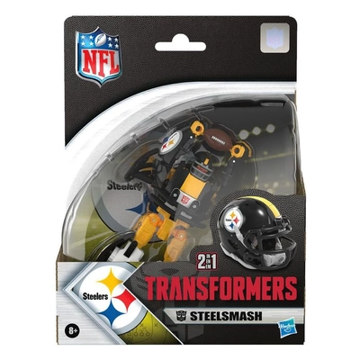 Transformers Collaborative NFL X Transformers Pittsburgh Steelers Steelsmash Action Figure