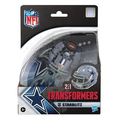 Transformers Collaborative NFL X Transformers Dallas Cowboys Starblitz Action Figure