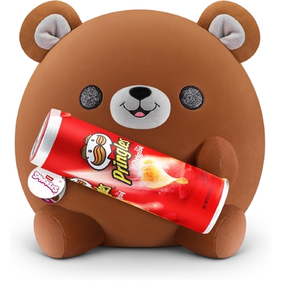 5 Surprise Snackles Super Size Plush - Terry The Bear with Pringles