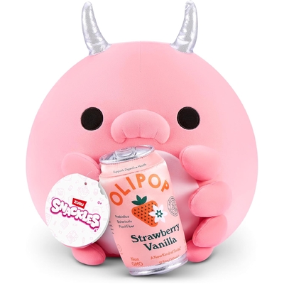 Snackles 8" Millie With Strawberry Vanilla Olipop Drink Plush