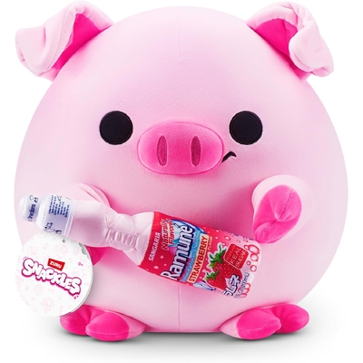 Snackles 8" Anna The Piggy with Sangaria Strawberry Ramune Plush