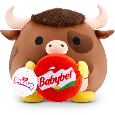 Snackles 8" Matthew The Yak with Baby Bel Cheese Plush