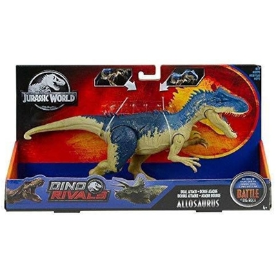 Jurassic World Dino Rivals Dual Attack Allosaurus Figure