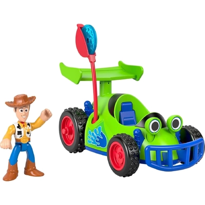 Fisher-Price Imaginext Disney Pixar Toy Story Woody & RC Disc Launcher Vehicle