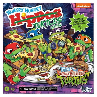 Hasbro Gaming Hungry Hungry Hippos Teenage Mutant Ninja Turtles Edition  
