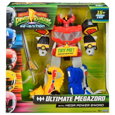 Mighty Morphin Power Rangers Re-Ignition Ultimate Megazord with Mega Power Sword Action Figure