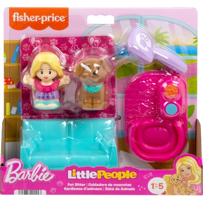 Fisher-Price Barbie-themed Little People Pet Sister Set