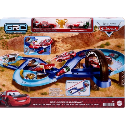 Disney Pixar Cars Grc Jumping Raceway Playset
