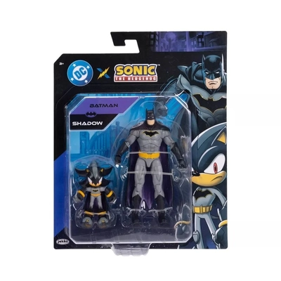 Sonic the Hedgehog X DC Batman & Shadow as Batman 5" Action Figure 2 Pack