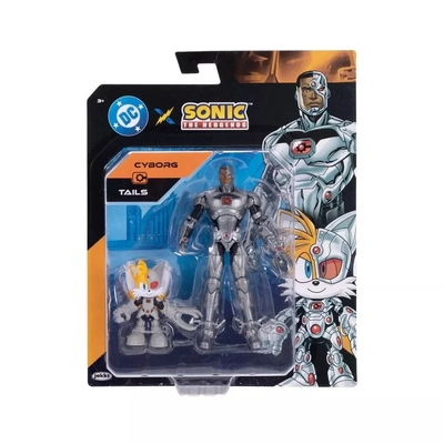Sonic the Hedgehog X DC Cyborg & Tails as Cyborg 5" Action Figure 2 Pack