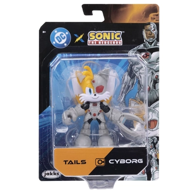 Sonic the Hedgehog X DC Tails and Cyborg 2.5" Action Figure