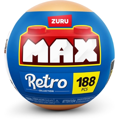 ZURU MAX Premium Retro Building Bricks Collection - Handheld Game Console