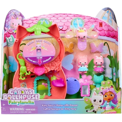 Gabby's Dollhouse Fairylandia Kitty Fairy's Flutter-riffic Playset