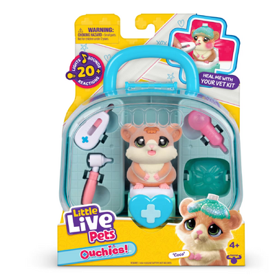 Little Live Pets Ouchies Coco the Hamster Vet Kit Interactive Toy
