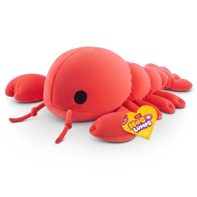Zuru Hug a Lumps Soft Weighted Small Plush (Series 1) - Lenny The Lobster