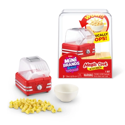 Mini Brands Really Works Magic Cook Kitchen Capsule (Series 1) - Popcorn Maker