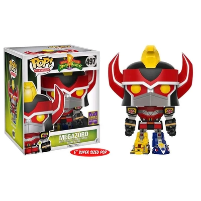 Funko Pop Power Rangers Megazord (2017 Summer Convention) #497 Vinyl Figure 6 inch (Slight damage on box)