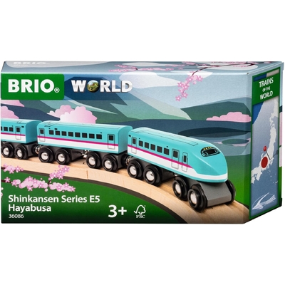 Brio World Shinkansen Series E5 Hayabusa Train 36086 3pcs