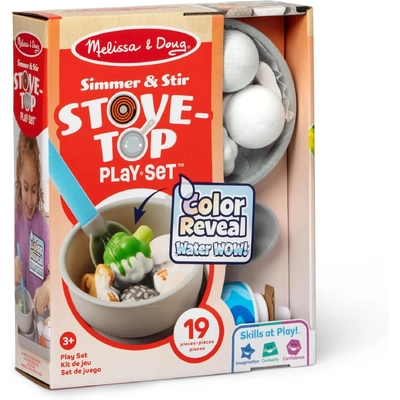 Melissa & Doug Water WOW! Simmer & Stir Stove Top Play Set