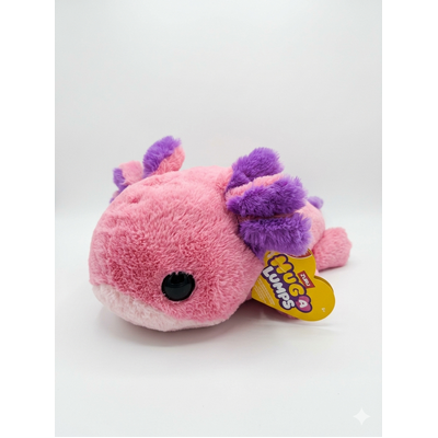 Zuru Hug a Lumps Soft Weighted Medium Toy Plush - Ally The Axolotl Series 2 (Fluffy)