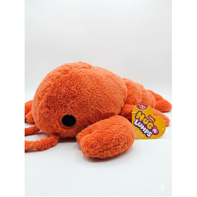 Zuru Hug a Lumps Soft Weighted Medium Toy Plush - Lenny The Lobster Series 2 (Fluffy)