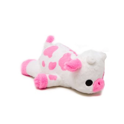 Zuru Hug a Lumps Soft Weighted Medium Plush - Clover The Cow Series 2 (Fluffy) 