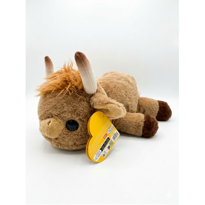 Zuru Hug a Lumps Soft Weighted Small Plush (Series 2) Fuzzy - Holly The Highland Cow