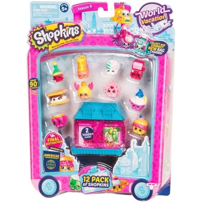 Shopkins World Vacation Season 8 (America) - 12 Pack Assorted
