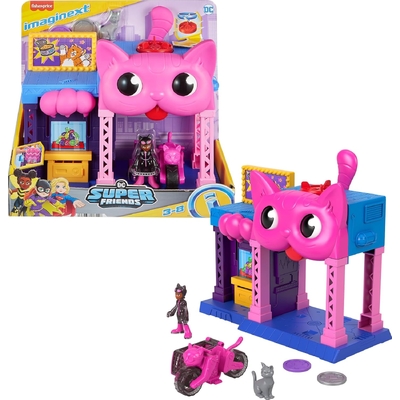 Fisher Price Imaginext DC Super Friends Catwoman Playhouse Playset With Figure & Accessories