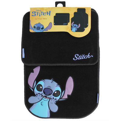 4 Pack Disney Stitch Car Floor Mats