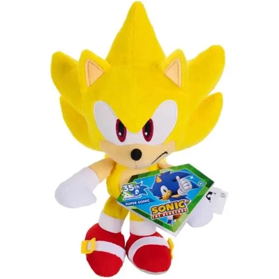 Sonic The Hedgehog Super Sonic 9" Plush (35th Anniversary)