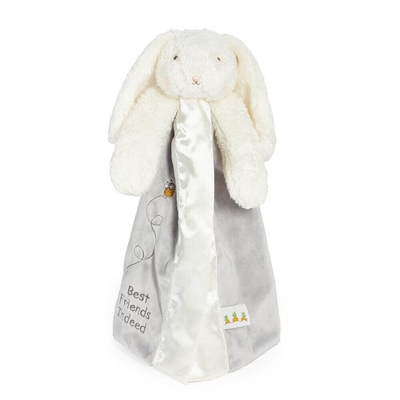 Bunnies By The Bay Bloom Buddy Blanket Comforter Grey 40cm