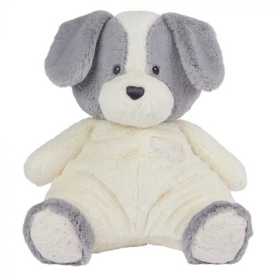 GUND Oh So Snuggly Puppy Grey and White Large Plush 