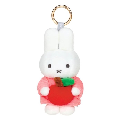 Miffy With Apple Keyring Plush 14cm