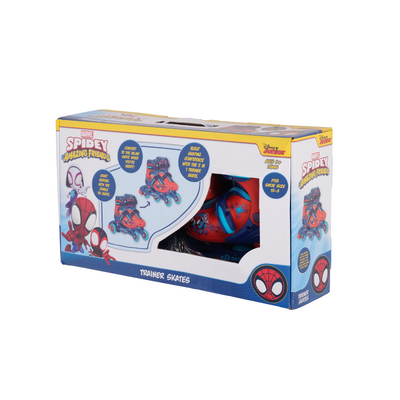 Disney Junior Marvel Spidey and His Amazing Friends Trainer Skates Size 13 to 3