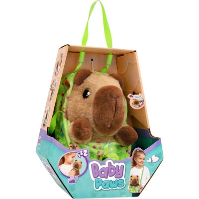 Baby Paws Capybara 24cm Interactive Plush